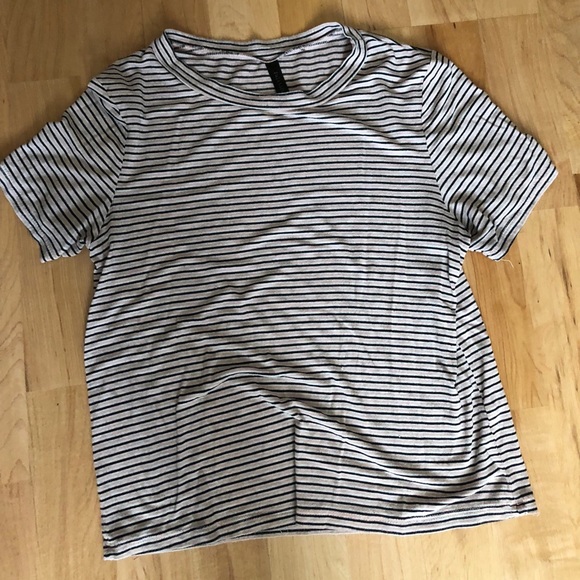 Full Tilt Tops - Pink cream and black Full tilt t shirt